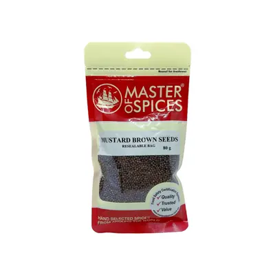 Master Of Spices Mustard Brown Seeds 80g