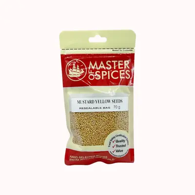 Master Of Spices Mustard Yellow Seeds 70g