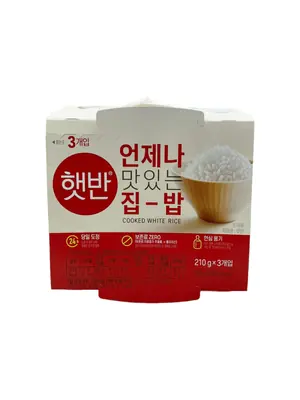 CJ Cooked White Rice 210g*3
