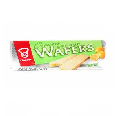 Garden Cream Waffers Lemon Flavour 200g