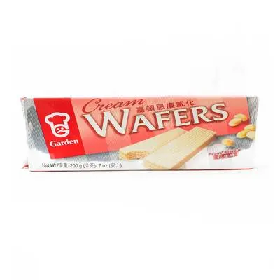 Garden Cream Waffers Peanut Flavour 200g