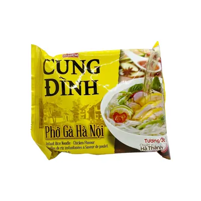 Cung Dinh Instant Rice Noodle Chicken Flavour 70g