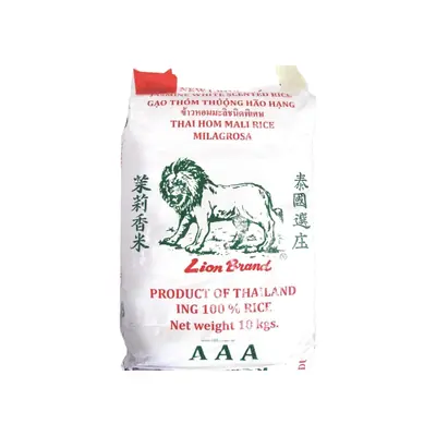 Lion Jasmine Rice 10kg 2023