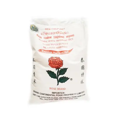 Rose Jasmine Rice 10kg 2023