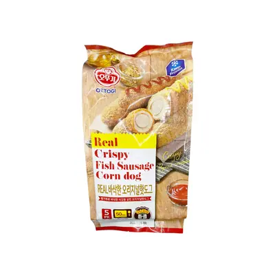 Ottogi Crispy Fish Sausage Corn Dog 400g