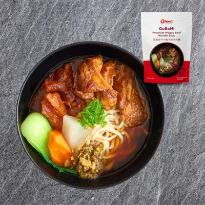 Ommi's GuBaMi Premium Wagyu Beef Noodle Soup 800g