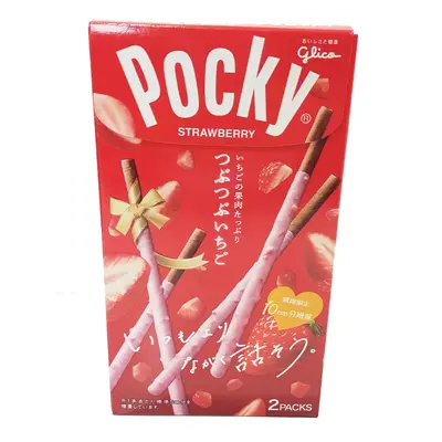 Glico Pocky Chocolate Cookie Strawberry Flv 55g