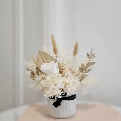 Preserved Flowers White