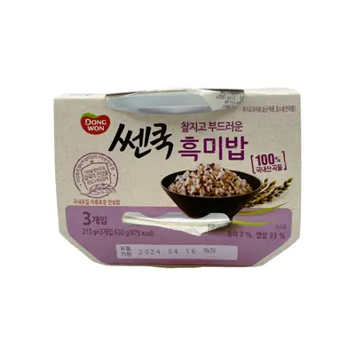 Dongwon Cooked Black Rice 210g*3