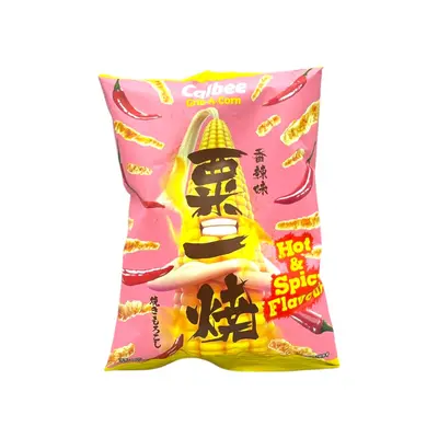 Calbee Hot & Spicy Flv Corn Cracker 80g