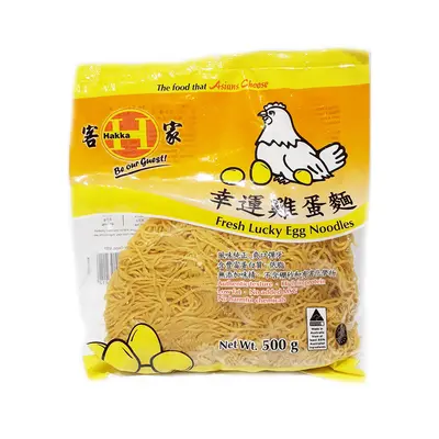 Hakka Fresh Egg Noodles 500g