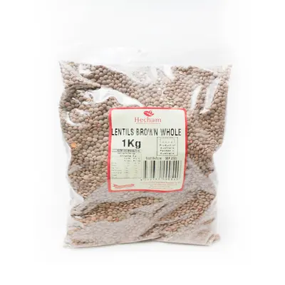 Hecham Lentils Brown Whole 1kg