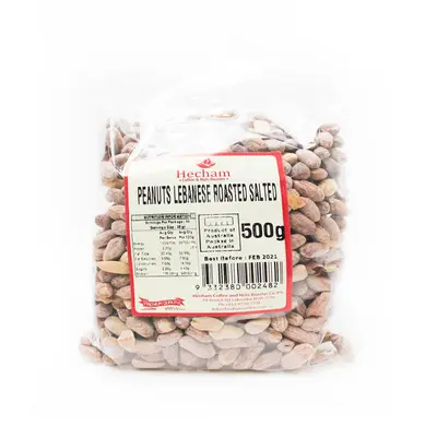 Hecham Peanuts Lebanese Roasted Salted 500g