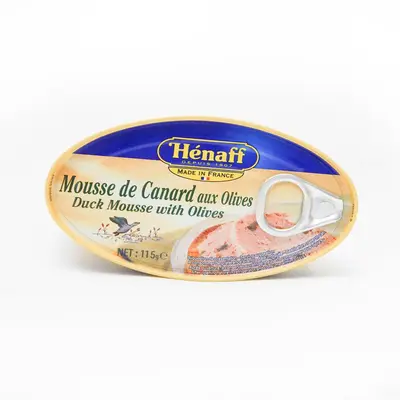 Henaff Duck Mousse W/ Olives 115g