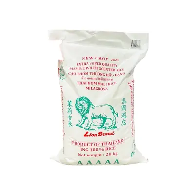 Lion Jasmine Rice 20kg 2024