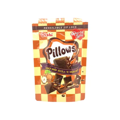 Oishi Pillows Biscuit Hazelnut Chocolate 30g