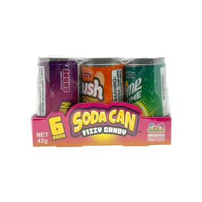 Kidsmania Soda Can Fizzy Candy 42g
