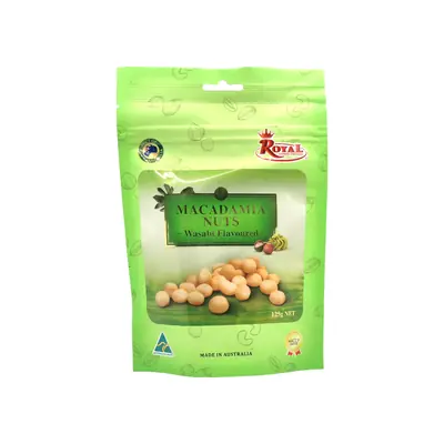 Royal Confectionery Macadamia Nuts Wasabi Flavoured 125g
