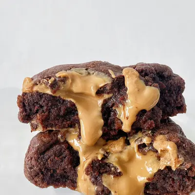 the Puffi Lab Dark Choc And Peanut Butter Cookie