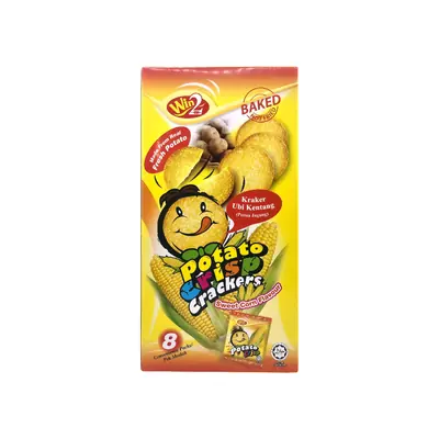 Win2 Potato Crackers Sweet Corn 20g*8