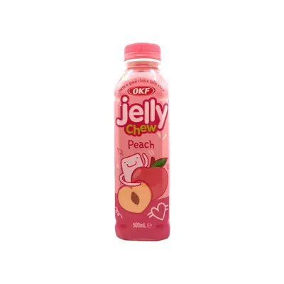Okf Jelly Chew Peach Drink 500ml