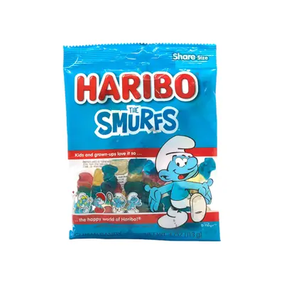 Haribo The Smurfs Gummi Candy 113g