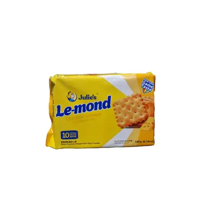 Julies Lemond Puff Chedder Cheese 180g