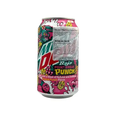 Mtn Dew Drink Baja Point Break Punch 355ml