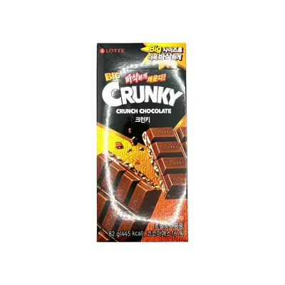 Lotte Crunky Crunch Chocolate 82g