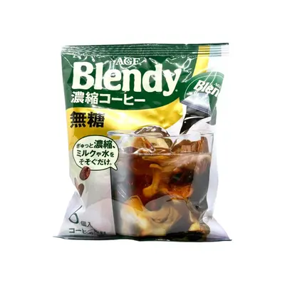 Agf Blendy Concentrated Coffee Unsweetened 18g*6