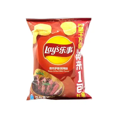 Lay's Potato Chip Texas Grilled Bbq 70g