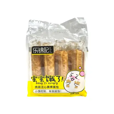 Happy Rich Symbol Shredded Meat Rod Bread 380g